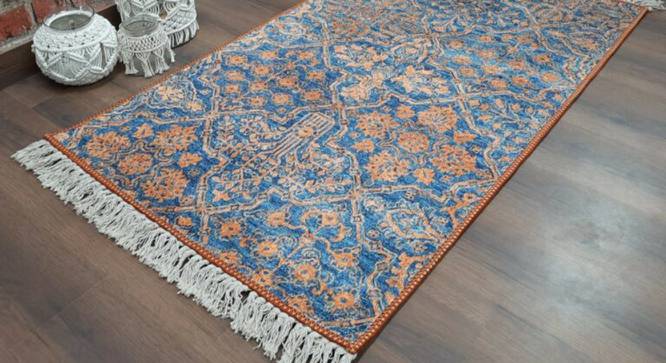 Nicki Multicolour Abstract Woven Polyester 5x3 Feet Carpet (Rectangle Carpet Shape, 91 x 152 cm  (36" x 60") Carpet Size, Multicolor) by Urban Ladder - Cross View Design 1 - 498280