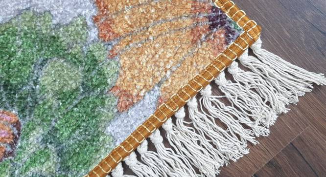 Newton Multicolour Floral Woven Polyester 5x3 Feet Carpet (Rectangle Carpet Shape, 91 x 152 cm  (36" x 60") Carpet Size, Multicolor) by Urban Ladder - Front View Design 1 - 498315