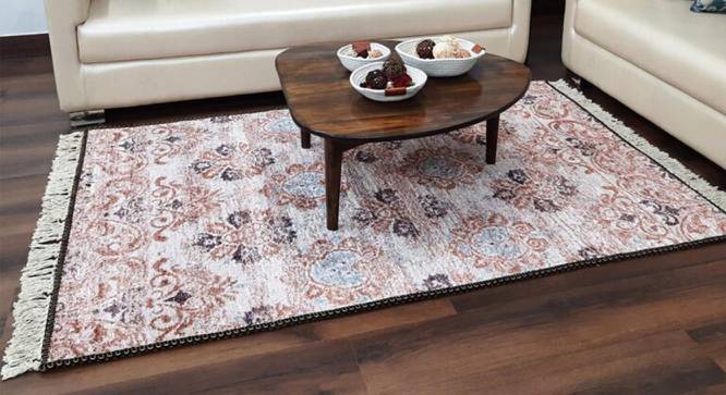 Petula Multicolour Traditional Woven Polyester 7x5 Feet Carpet (Rectangle Carpet Shape, 150 x 210 cm  (59" x 83") Carpet Size, Multicolor) by Urban Ladder - Cross View Design 1 - 498514