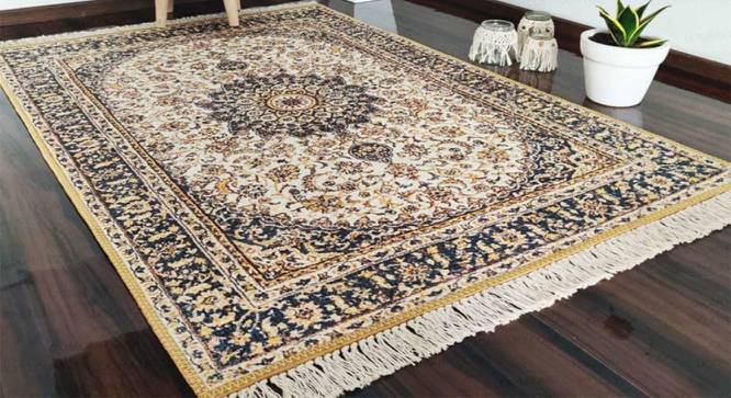 Whoopi Multicolour Traditional Woven Polyester 5x3 Feet Carpet (Rectangle Carpet Shape, 91 x 152 cm  (36" x 60") Carpet Size, Multicolor) by Urban Ladder - Cross View Design 1 - 498695