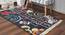 Vanessa Multicolour Abstract Woven Polyester 6x4 Feet Carpet (Rectangle Carpet Shape, 120 x 180 cm  (47" x 71") Carpet Size, Multicolor) by Urban Ladder - Cross View Design 1 - 498700