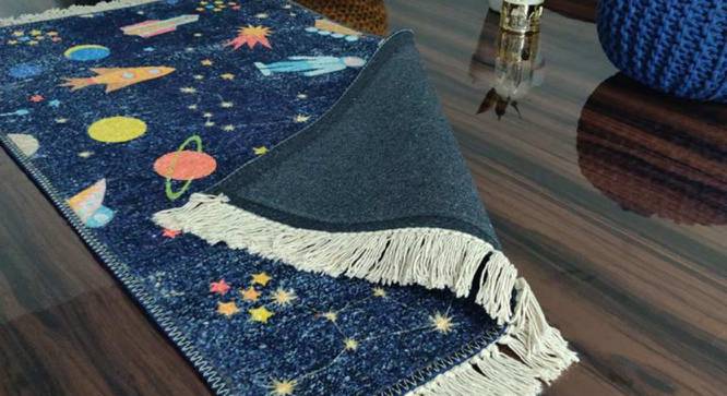 Uzo Multicolour Abstract Woven Polyester 6x4 Feet Carpet (Rectangle Carpet Shape, 120 x 180 cm  (47" x 71") Carpet Size, Multicolor) by Urban Ladder - Front View Design 1 - 498726