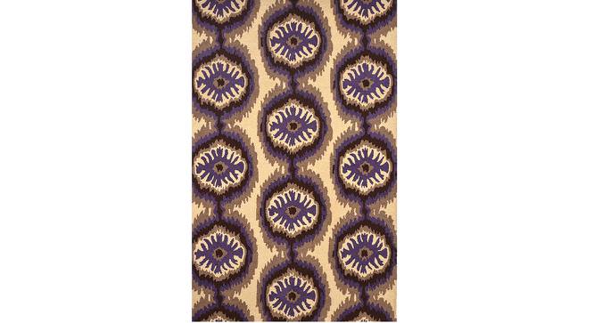 Kiti Beige Traditional Hand-Tufted Wool 8x5 Feet Carpet (Beige, Rectangle Carpet Shape) by Urban Ladder - Cross View Design 1 - 498897