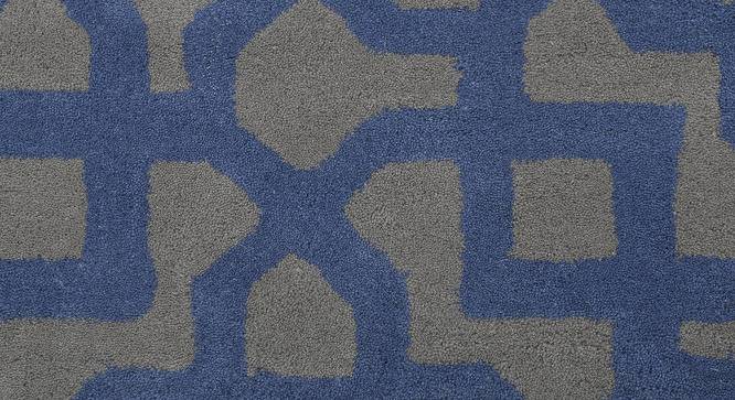 Bergen Grey Traditional Hand-Tufted Wool 6x4 Feet Carpet (Grey, Rectangle Carpet Shape) by Urban Ladder - Front View Design 1 - 498947