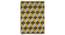 Taylor Multicolor Geometric Woven Wool 6x4 Feet Dhurrie (122 x 183 cm  (48" x 72") Carpet Size, Multicolor) by Urban Ladder - Cross View Design 1 - 499030