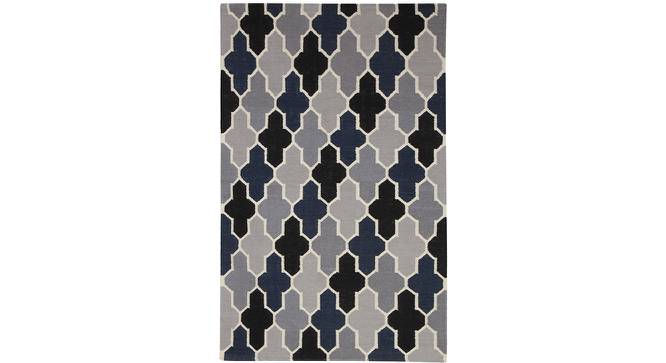 Hamilton Multicolor Geometric Woven Wool 8x5 Feet Dhurrie (152 x 244 cm  (60" x 96") Carpet Size, Multicolor) by Urban Ladder - Cross View Design 1 - 499033