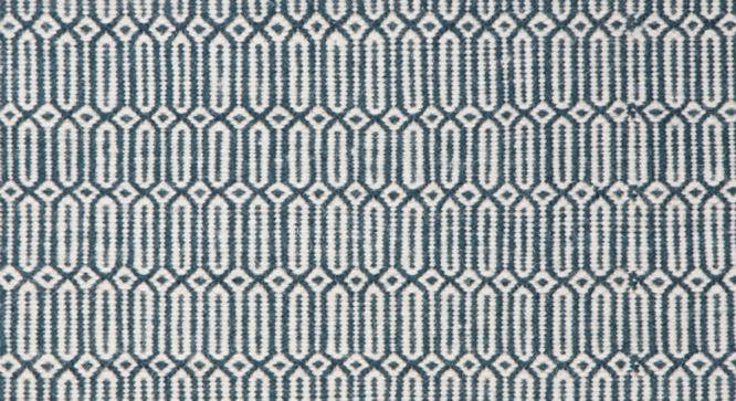 Juneau Green Geometric Woven Wool 8x5 Feet Dhurrie (Green, 152 x 244 cm  (60" x 96") Carpet Size) by Urban Ladder - Front View Design 1 - 499046