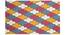 Barrie Multicolor Geometric Woven Wool 8x5 Feet Dhurrie (152 x 244 cm  (60" x 96") Carpet Size, Multicolor) by Urban Ladder - Cross View Design 1 - 499114