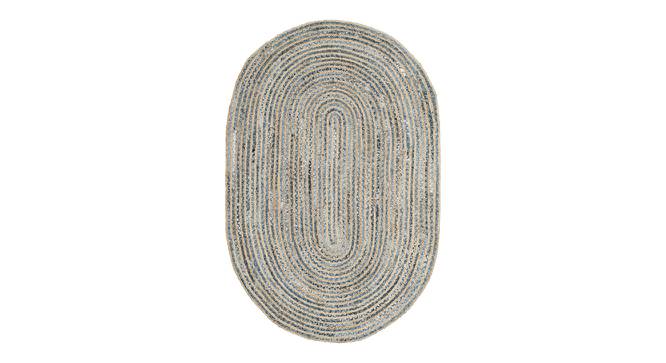 Monroe Grey Solid Woven Jute 5x3 Feet Runner (Grey) by Urban Ladder - Cross View Design 1 - 499157