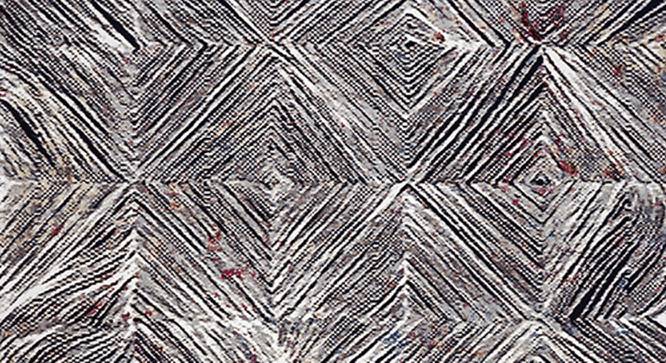 Loie Multicolor Geometric Machine made Synthetic Fiber 5x2.4 Feet Carpet (Rectangle Carpet Shape, Multicolor) by Urban Ladder - Front View Design 1 - 499265