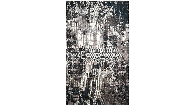 Kourtney Beige/Cream Abstract Machine made Synthetic Fiber 6x4 Feet Carpet (Rectangle Carpet Shape, Beige,Cream) by Urban Ladder - Cross View Design 1 - 499383