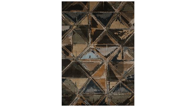 Quincy Beige  Geometrical Machine made Synthetic Fiber 7.8x5.3 Feet Carpet (Beige, Rectangle Carpet Shape) by Urban Ladder - Cross View Design 1 - 499562