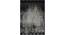 Riana Dark Grey/Black Checkered Machine made Synthetic Fiber 7.8x5.3 Feet Carpet (Rectangle Carpet Shape, Dark Grey, Black) by Urban Ladder - Cross View Design 1 - 499592