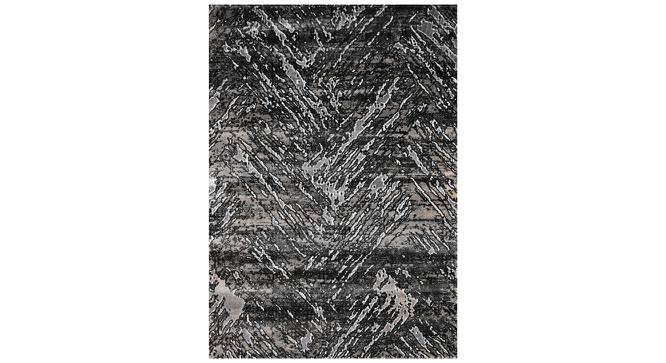 Sade Grey Abstract Machine made Synthetic Fiber 6x4 Feet Carpet (Grey, Rectangle Carpet Shape) by Urban Ladder - Cross View Design 1 - 499609
