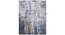 Martha Dark Grey/Shrink Blue Abstract Machine made Synthetic Fiber 5x2.4 Feet Carpet (Rectangle Carpet Shape, Dark Grey, Shrink Blue) by Urban Ladder - Cross View Design 1 - 499614