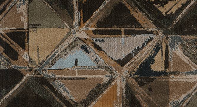 Quincy Beige Geometrical Machine made Synthetic Fiber 6x4 Feet Carpet (Beige, Rectangle Carpet Shape) by Urban Ladder - Front View Design 1 - 499631