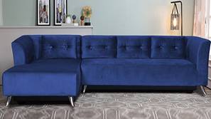 Bollywood Sectional Fabric Sofa (Blue)