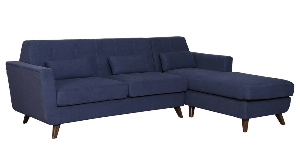 Joy Sectional Fabric Sofa (Blue) by Urban Ladder - - 