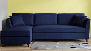 Miranda Sectional Fabric Sofa (Blue)