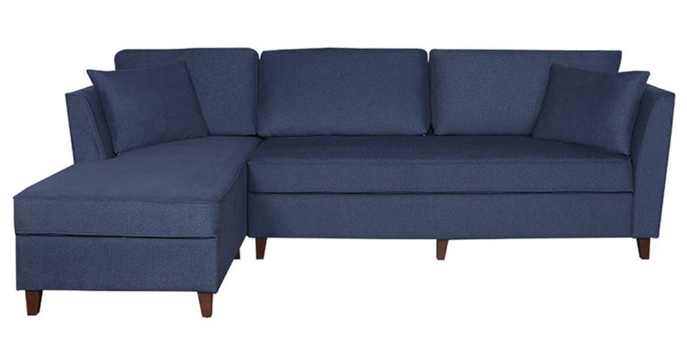Miranda Sectional Fabric Sofa (Blue) by Urban Ladder - - 