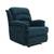 Alexandria fabric 1 seater recliner in teal color lp