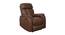 Hero Leatherette 1 Seater Manual Recliner In Brown Color (Brown, One Seater) by Urban Ladder - Design 1 Full View - 499780