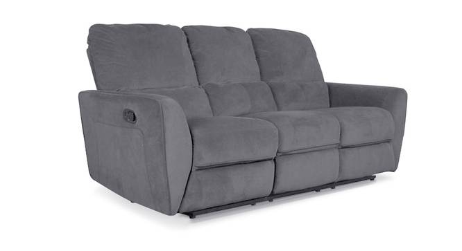 Altamura Fabric 3 Seater Electric Recliner In Grey Color (Grey, Three Seater) by Urban Ladder - Design 1 Full View - 499791