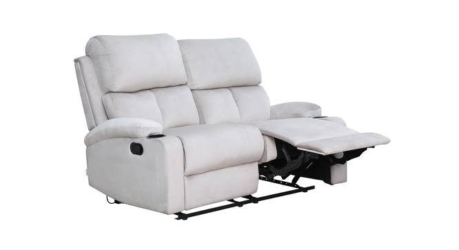 Roma Fabric 2 Seater Manual Recliner In Grey Color (Grey, Two Seater) by Urban Ladder - Design 1 Full View - 499792
