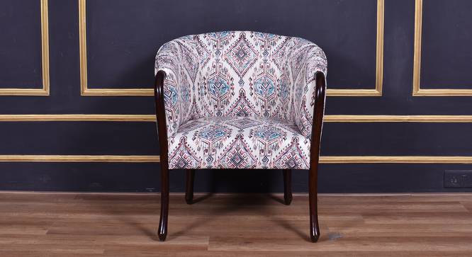 Robbins Floral Fabric Lounge Chair In Floral Color (Floral) by Urban Ladder - Cross View Design 1 - 499795