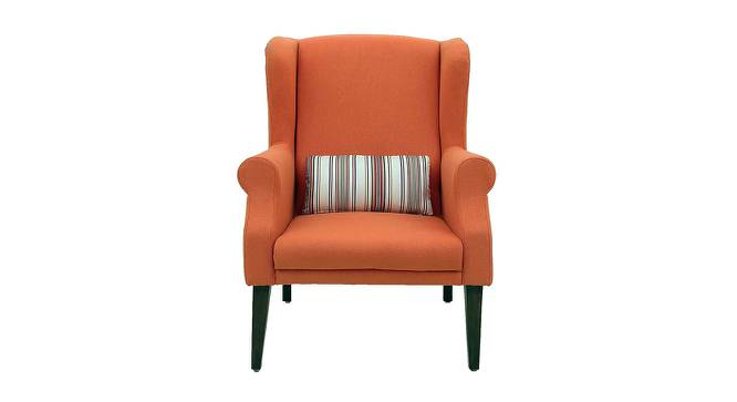 Toledo Floral Fabric Lounge Chair In Rust Color (Rust) by Urban Ladder - Cross View Design 1 - 499800