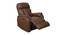 Hero Leatherette 1 Seater Manual Recliner In Brown Color (Brown, One Seater) by Urban Ladder - Design 1 Side View - 499824