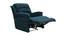 Alexandria Fabric 1 Seater Manual Recliner In Teal Color (Teal, One Seater) by Urban Ladder - Design 1 Side View - 499827
