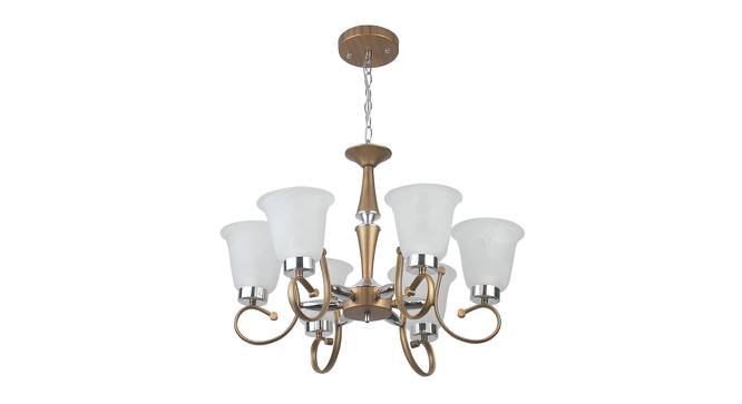 Beech Chandelier (Off-White) by Urban Ladder - Front View Design 1 - 500589