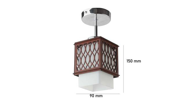 Neveah Ceiling Light (Brown) by Urban Ladder - Design 1 Dimension - 500633
