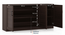 Bennis Shoe Cabinet (Dark Walnut Finish, 18 Pair Capacity) by Urban Ladder - Dimension - 510400