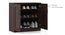 Bennis Shoe Cabinet (Dark Walnut Finish, 9 Pair Capacity) by Urban Ladder - Storage Image - 510406