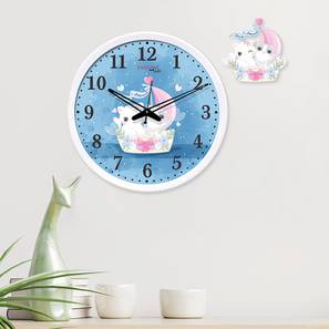 All Decor On Sale Design Bishop White Plastic Round Wall Clock (White)