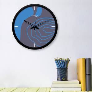 Products Design Joan Black Plastic Round Wall Clock (Black)