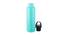 Haven Blue Stainless Steel 740ml Water Bottle (Blue) by Urban Ladder - Design 1 Side View - 515025