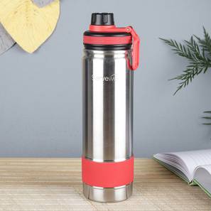 Bottles And Flasks Design Stone Red Stainless Steel 700ml Water Bottle (Red)