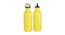 Jewel Yellow Stainless Steel 1000ml Water Bottle - Set of 2 (Yellow) by Urban Ladder - Front View Design 1 - 515199