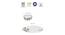 Victoria White Melamine Dinner Set - Set of 12 (White, set of 12 Set) by Urban Ladder - Design 1 Dimension - 515654