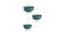 Yolette Bowls - Set of 3 (Green, Set of 3 Set) by Urban Ladder - Design 1 Dimension - 516124