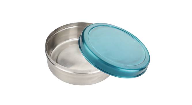 Electra Chapati Box/Casserole with Blue Lid (Blue, Set of 1 Set) by Urban Ladder - Cross View Design 1 - 516326