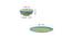 Akeakamai 4 Piece Dinner Set (Green, Set Of 4 Set) by Urban Ladder - Design 1 Dimension - 516397