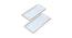 Rio Snacks/ Kabab Serving Platter/ Dish Set - Set of 2 (White, Set Of 2 Set) by Urban Ladder - Design 1 Side View - 516570