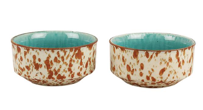 Ollie Soup Bowls - Set of 2 (Green, Set Of 2 Set) by Urban Ladder - Design 1 Side View - 516758