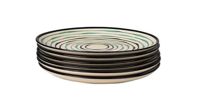 Fenella Dinner/ Full Plates Set - Set of 6 (White, Set of 6 Set) by Urban Ladder - Front View Design 1 - 516835