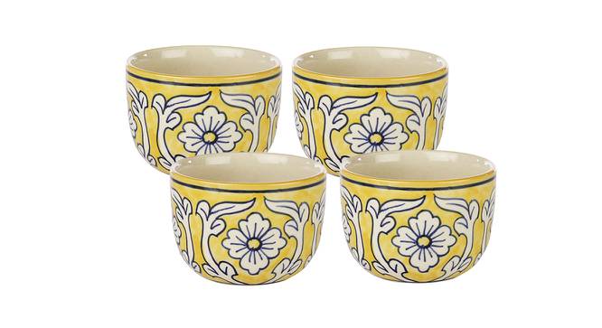 Yazmin Curry Bowls - Set of 4 (Yellow, Set Of 4 Set) by Urban Ladder - Front View Design 1 - 516845