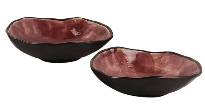 Ayonna  Bowls - Set of 2 (Black, Set Of 2 Set) by Urban Ladder - Cross View Design 1 - 516919